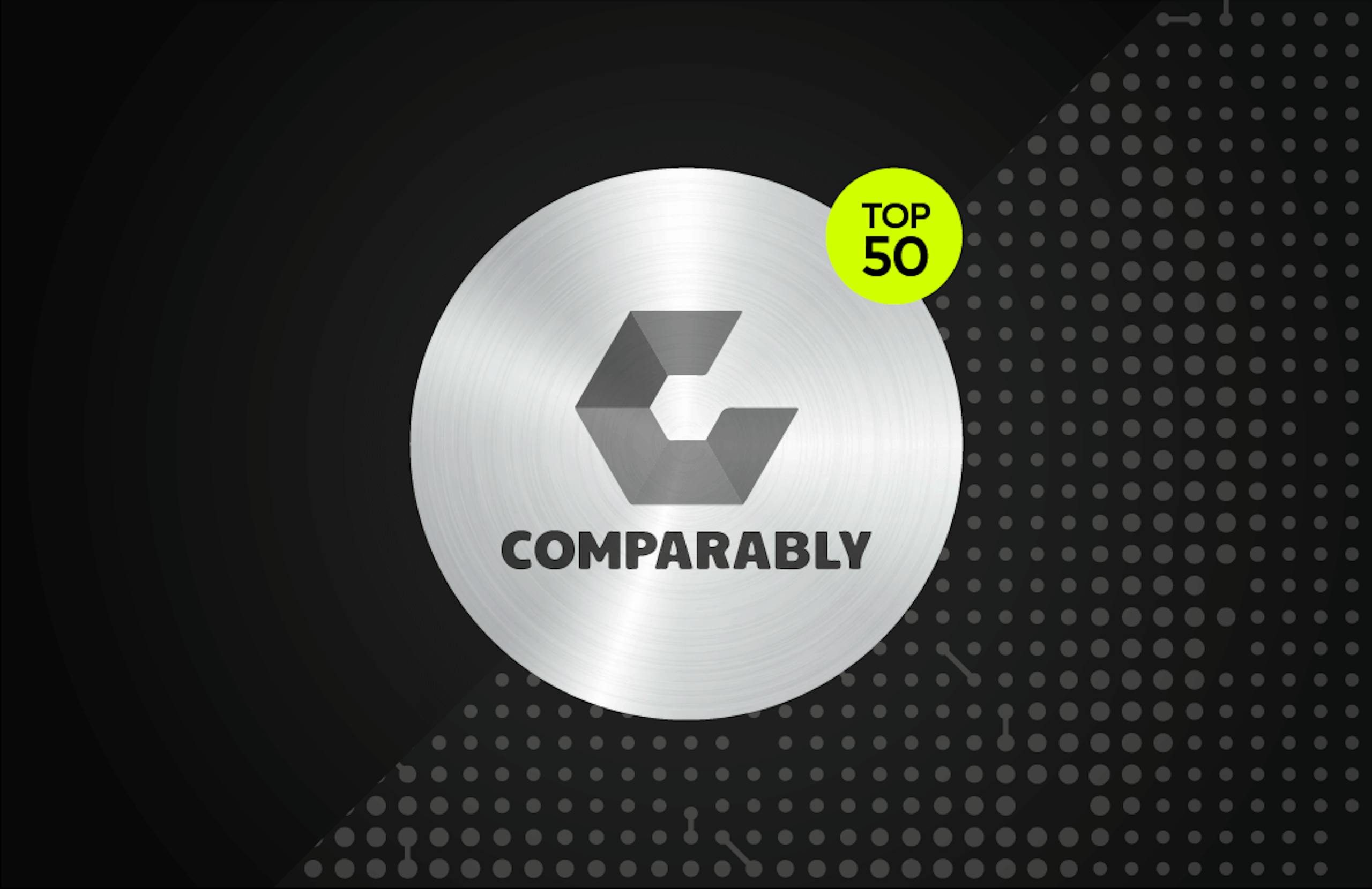 Award from Comparably Top 50