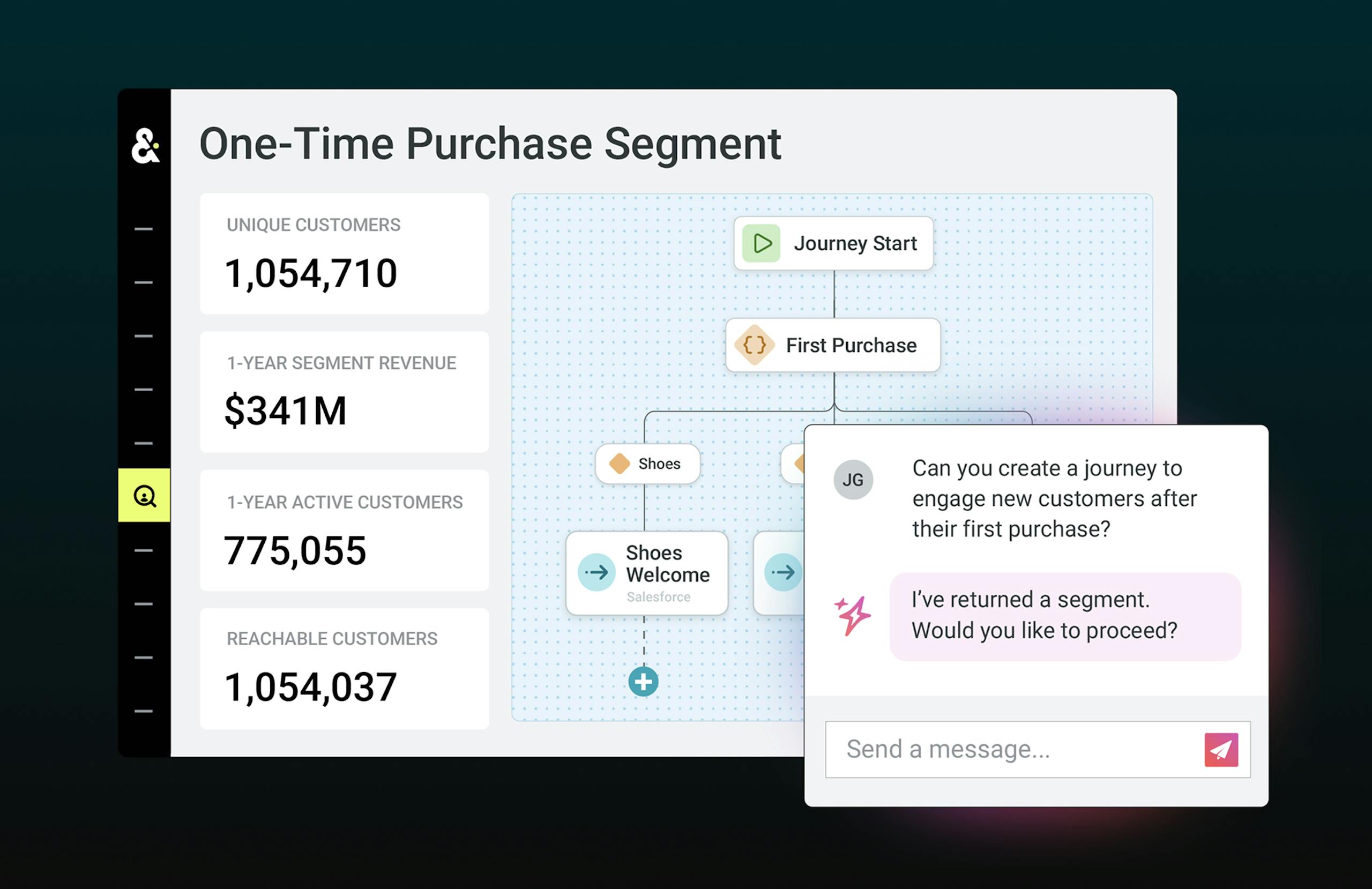 Image showing Amperity platform and Customer Data Agent example 