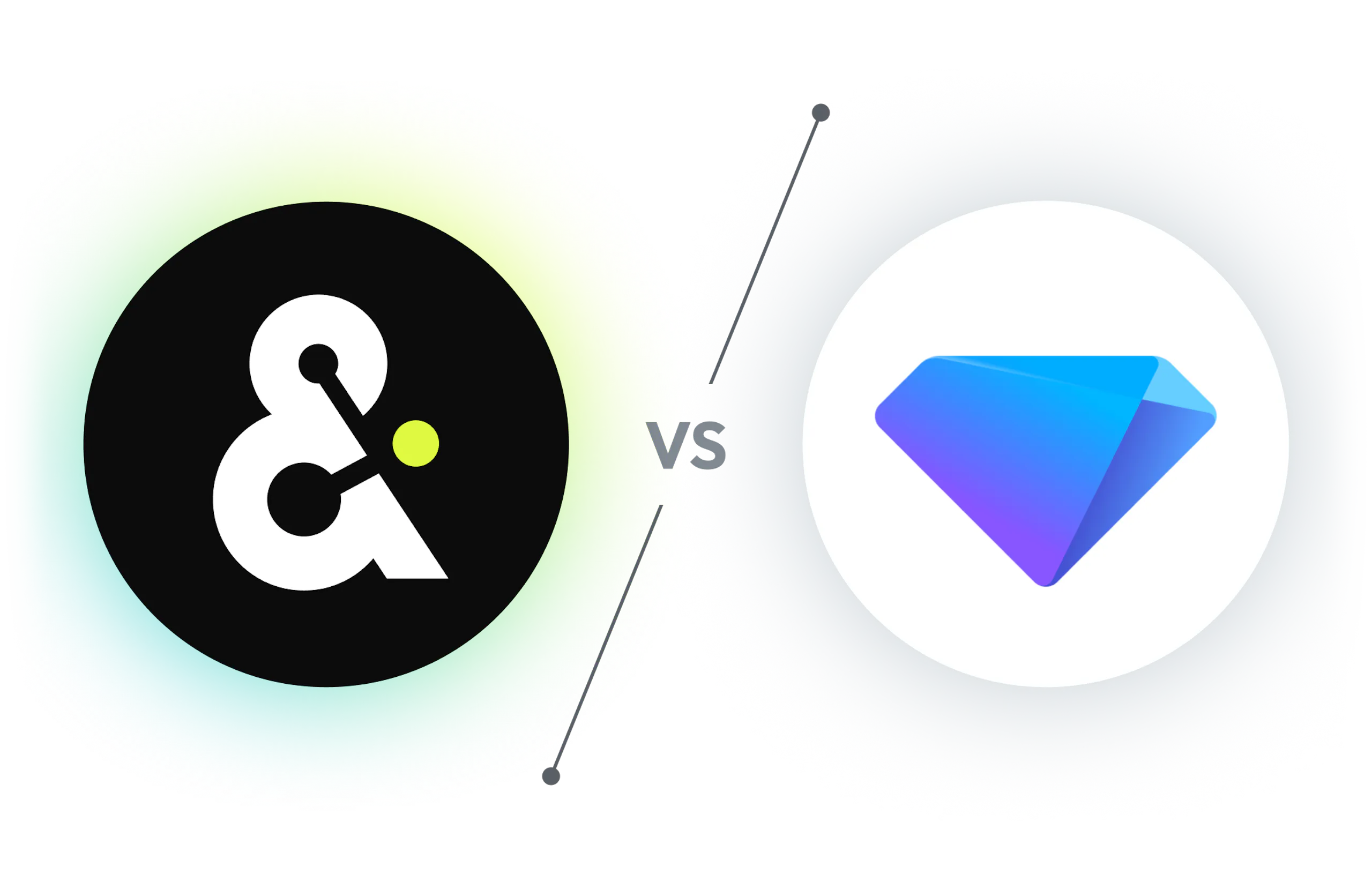 Amperity logo versus Treasure Data logo