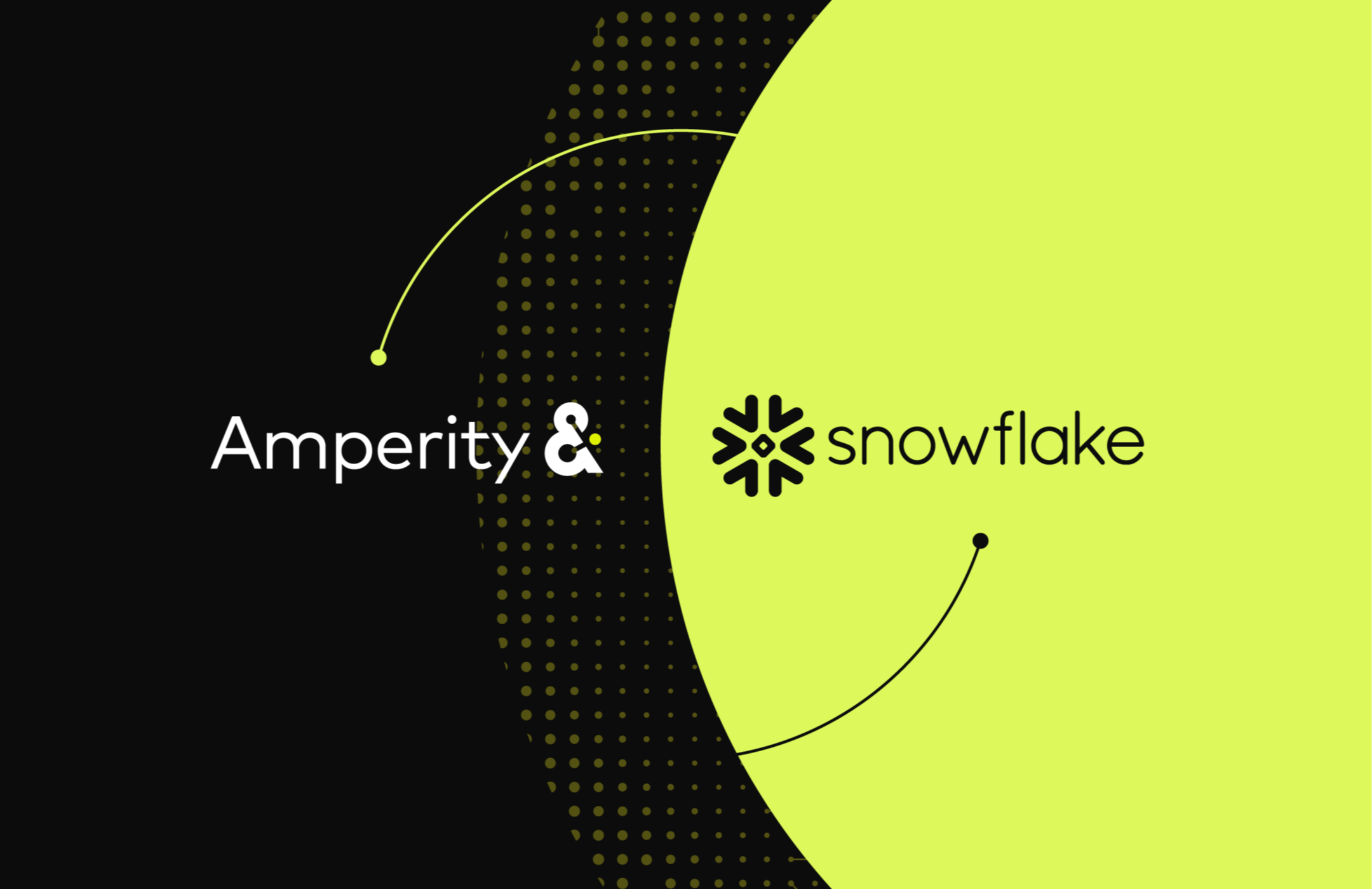 Amperity and Snowflake. 