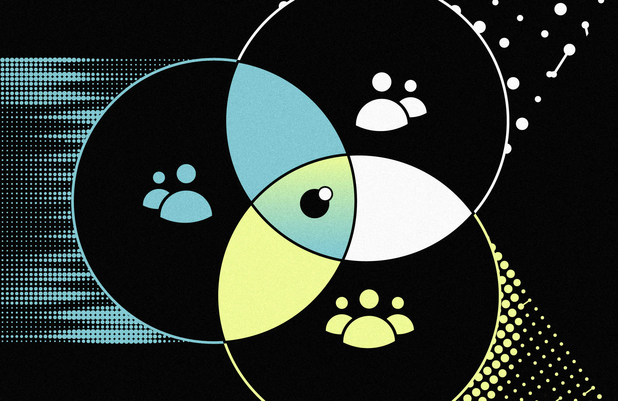 An illustration of concentric circles.