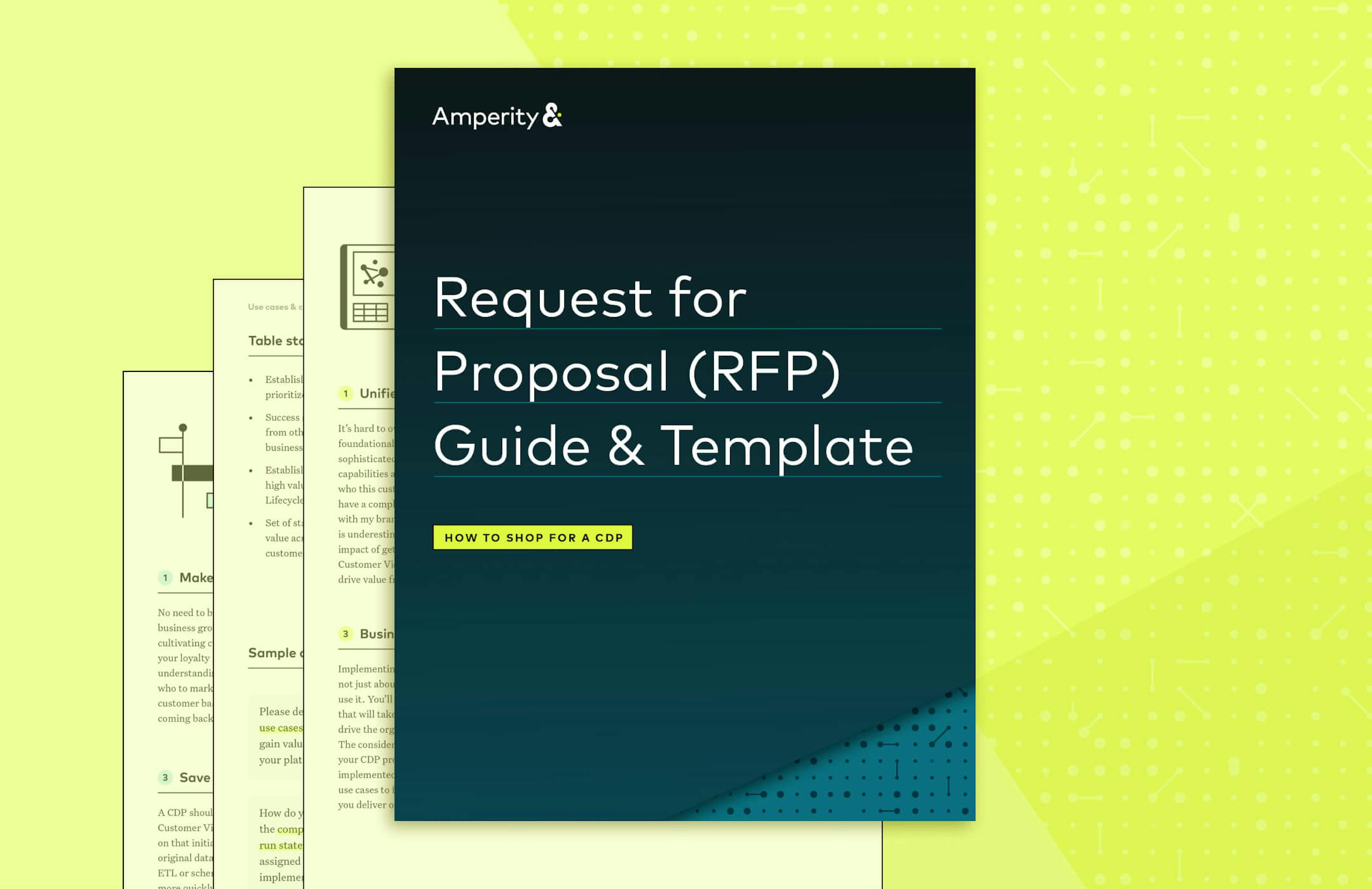 Cover image of the guide Amperity Request for Proposal (RFP) Guide