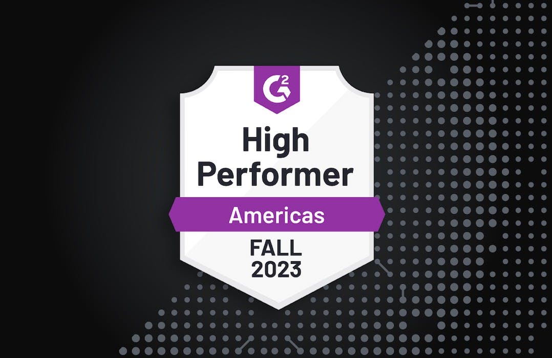G2 Badge "High Performer Americas Fall 2023"
