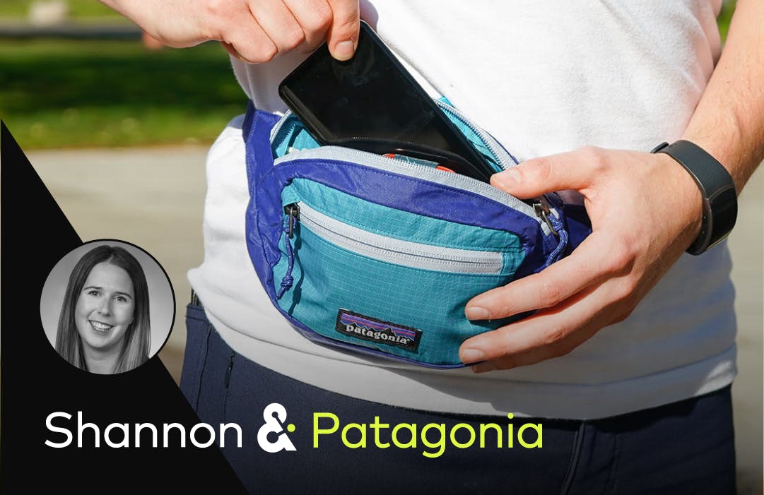Shannon & Patagonia: a fanny pack 