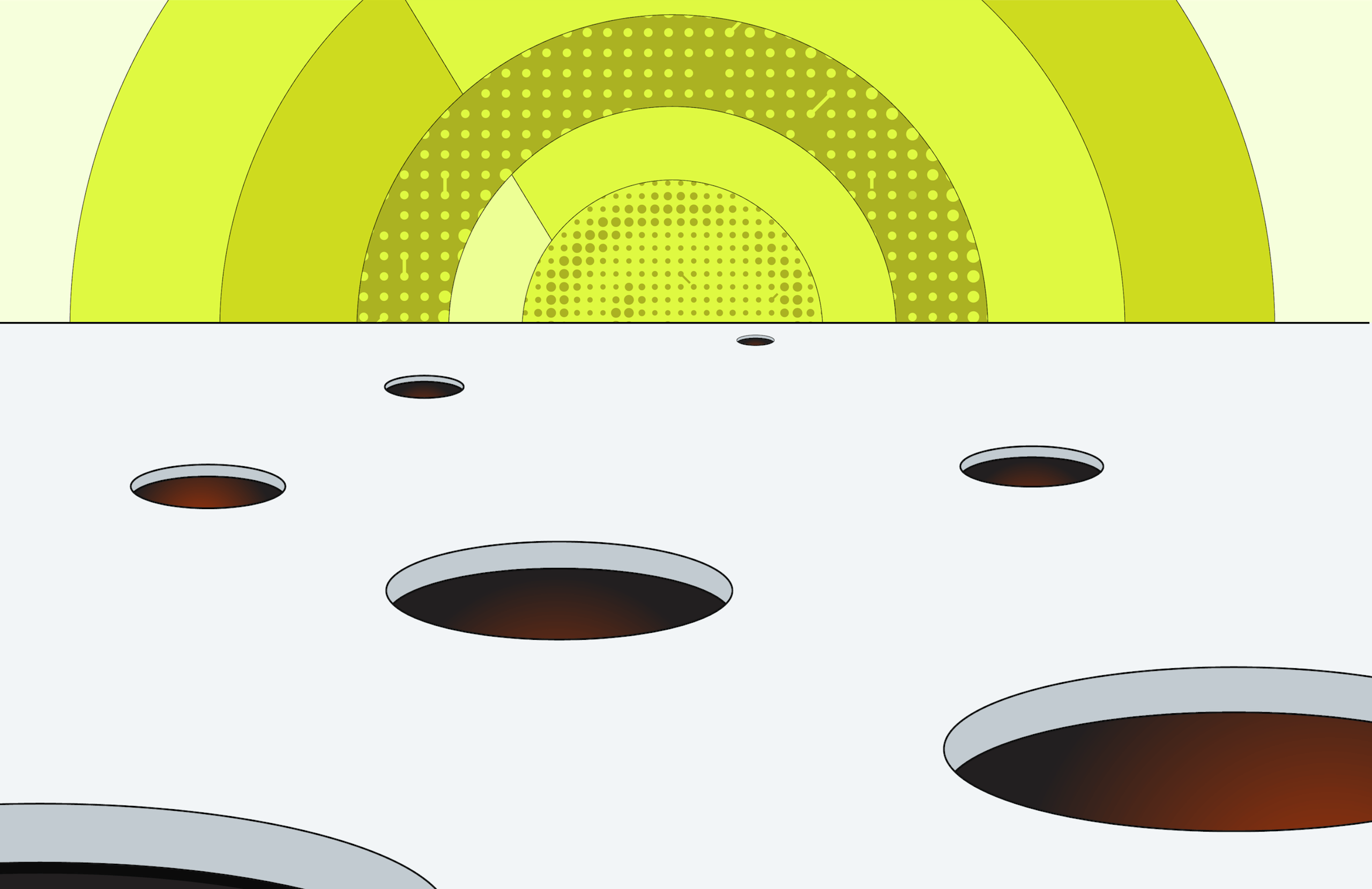 Image displaying pitfalls in blue.