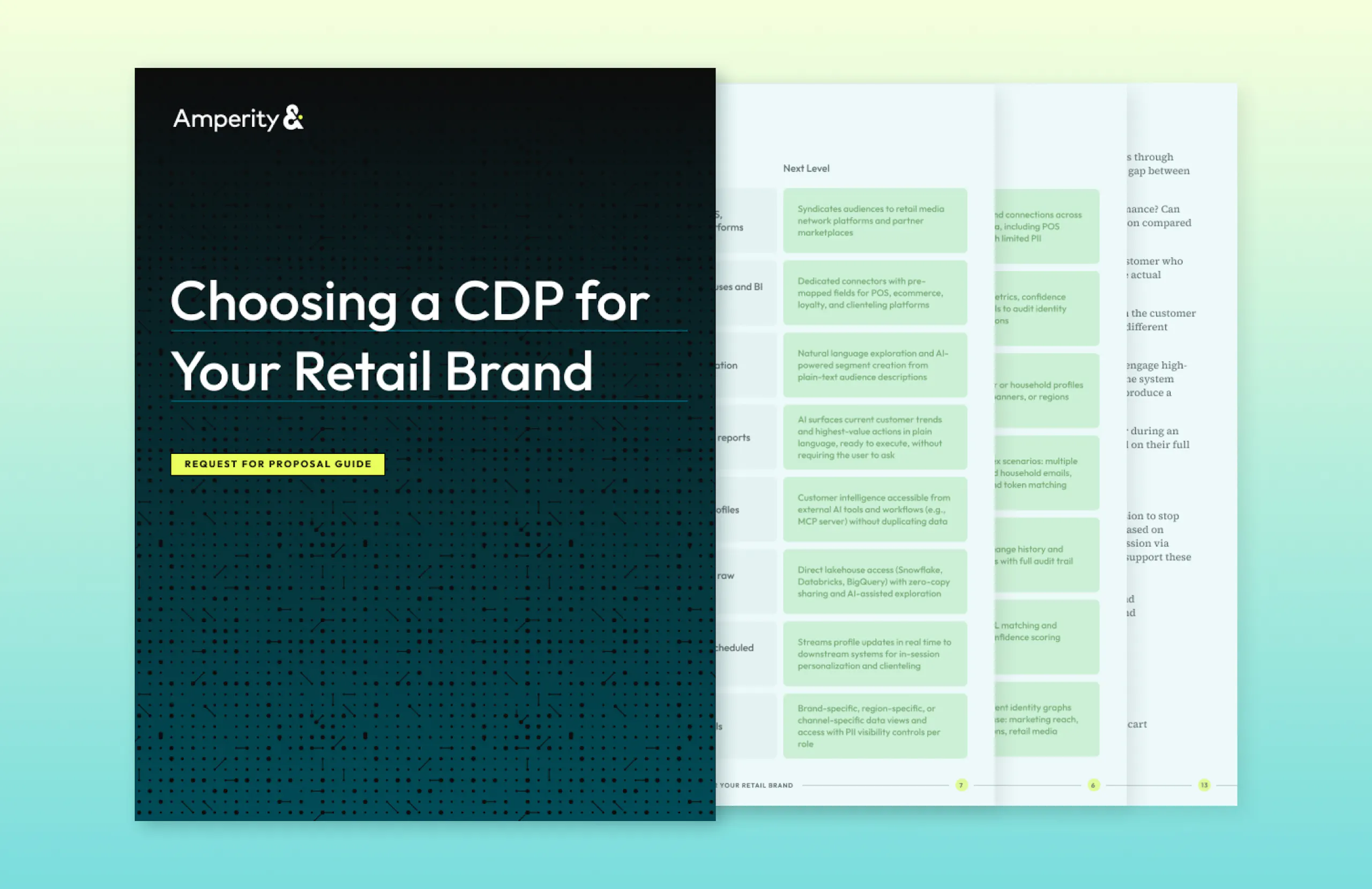 Guide containing 4 pages: Choosing a CDP for Your Retail Brand