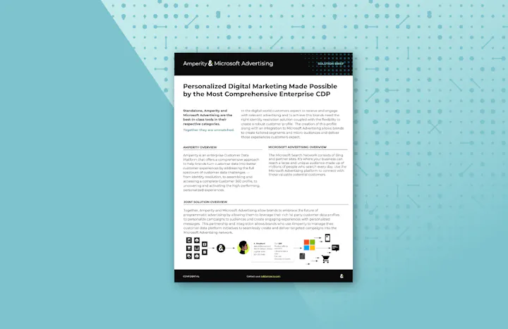 Better together: Amperity & Microsoft Advertising | Amperity