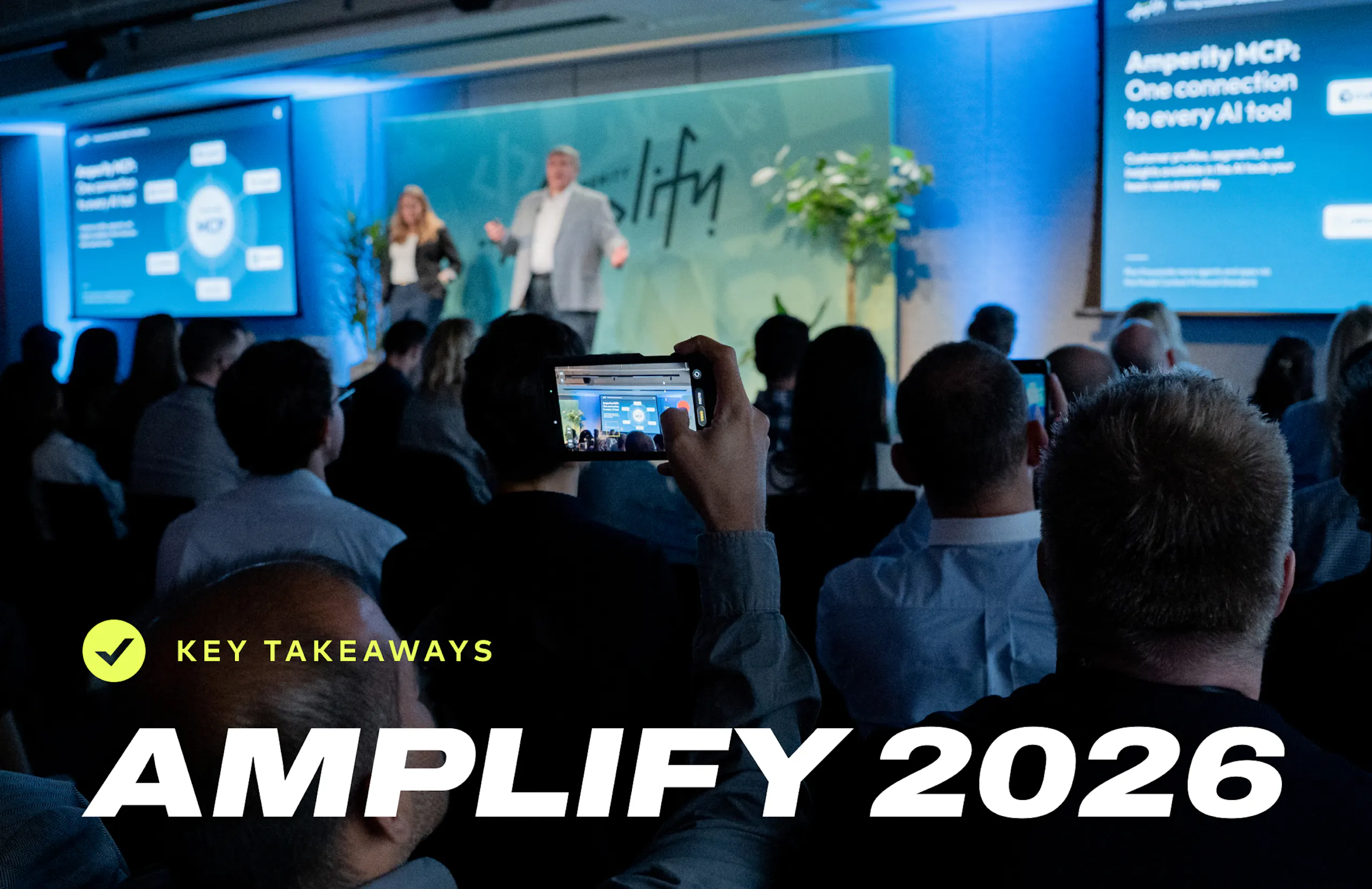 Image of Amplify 2026 keynote presentation