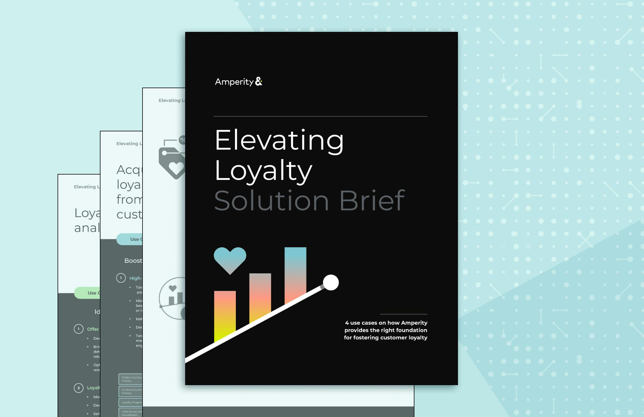 Image of front page of the elevating loyalty solution brief