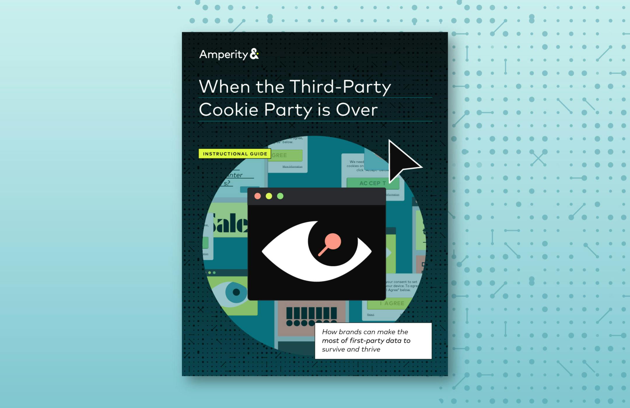 Illustration of the cover of Amperity's third party cookie guide