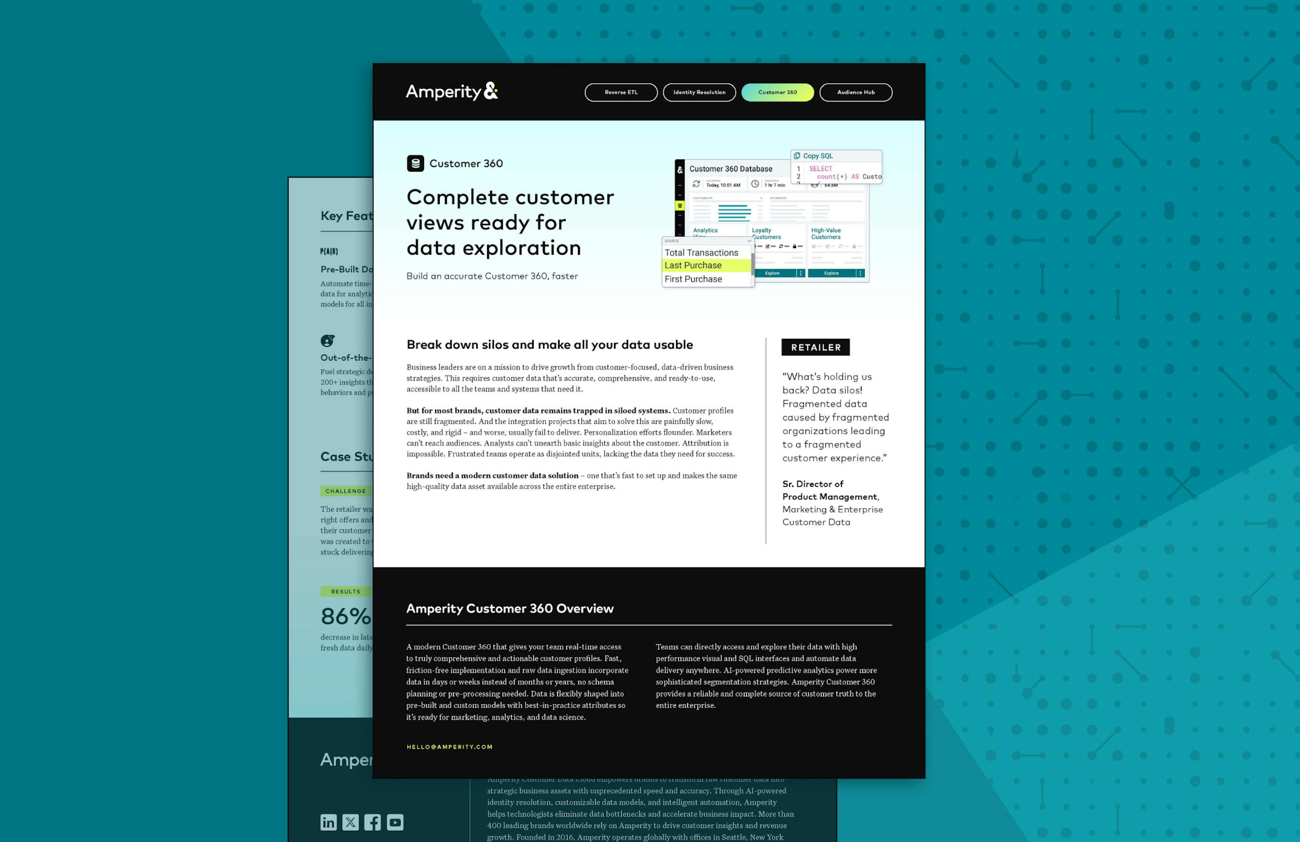 Amperity Customer 360 Product Guide Featured Image