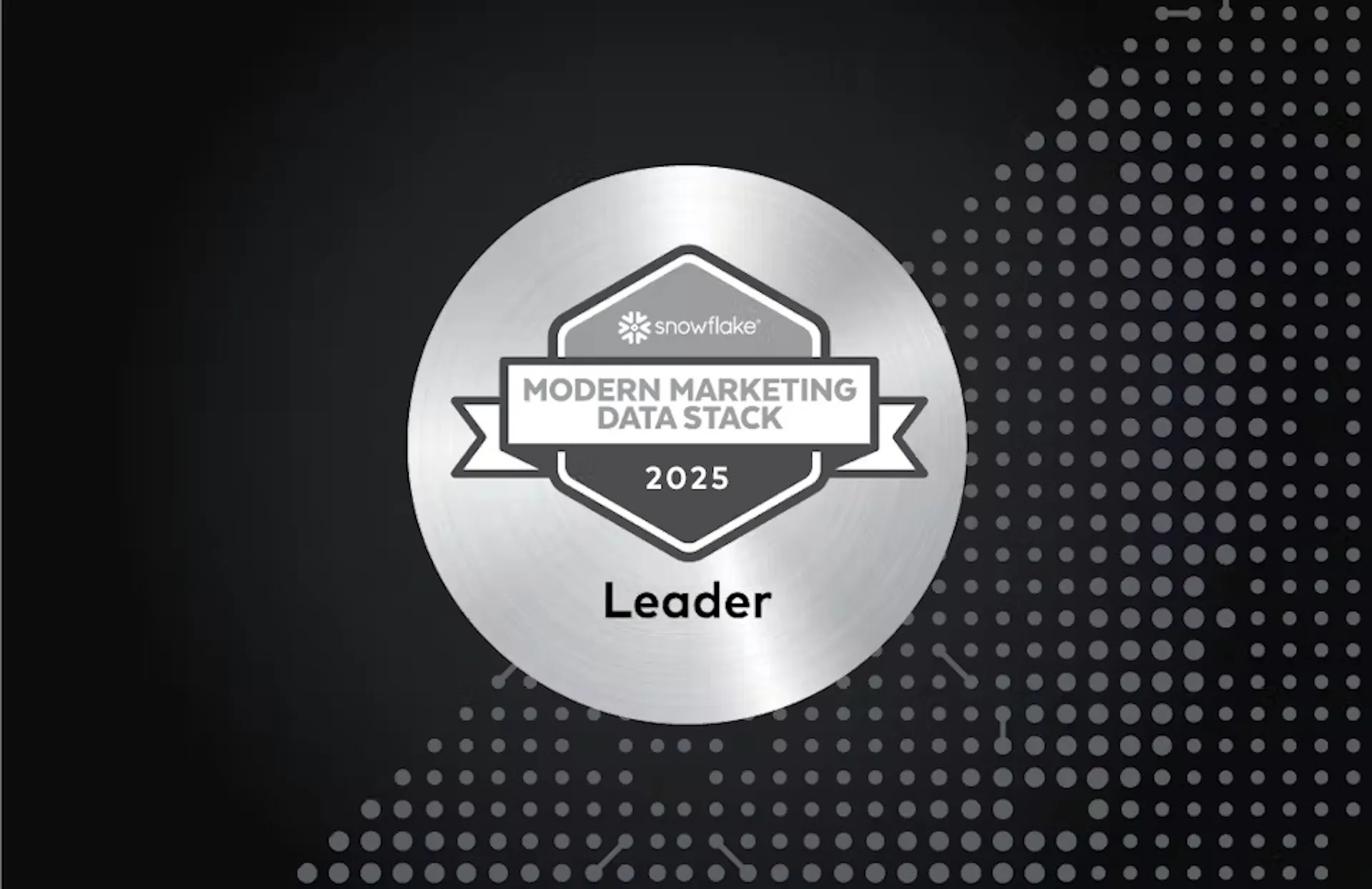 Snowflake, Modern Marketing Data Stack Leader, 2025