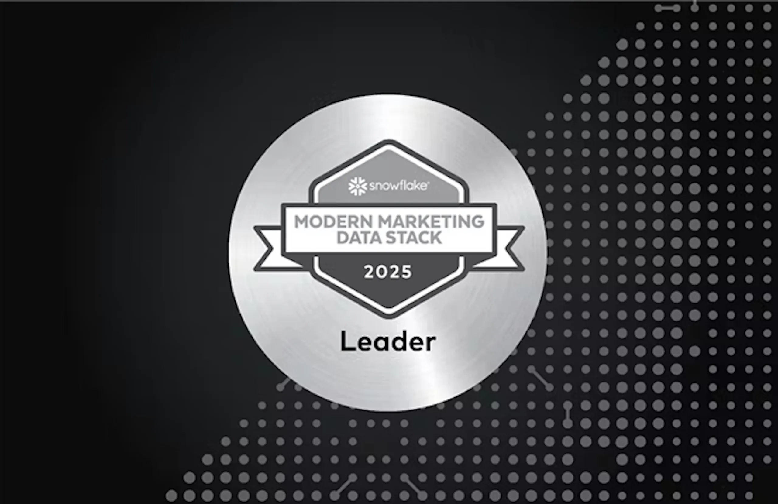 Snowflake, Modern Marketing Data Stack Leader, 2025