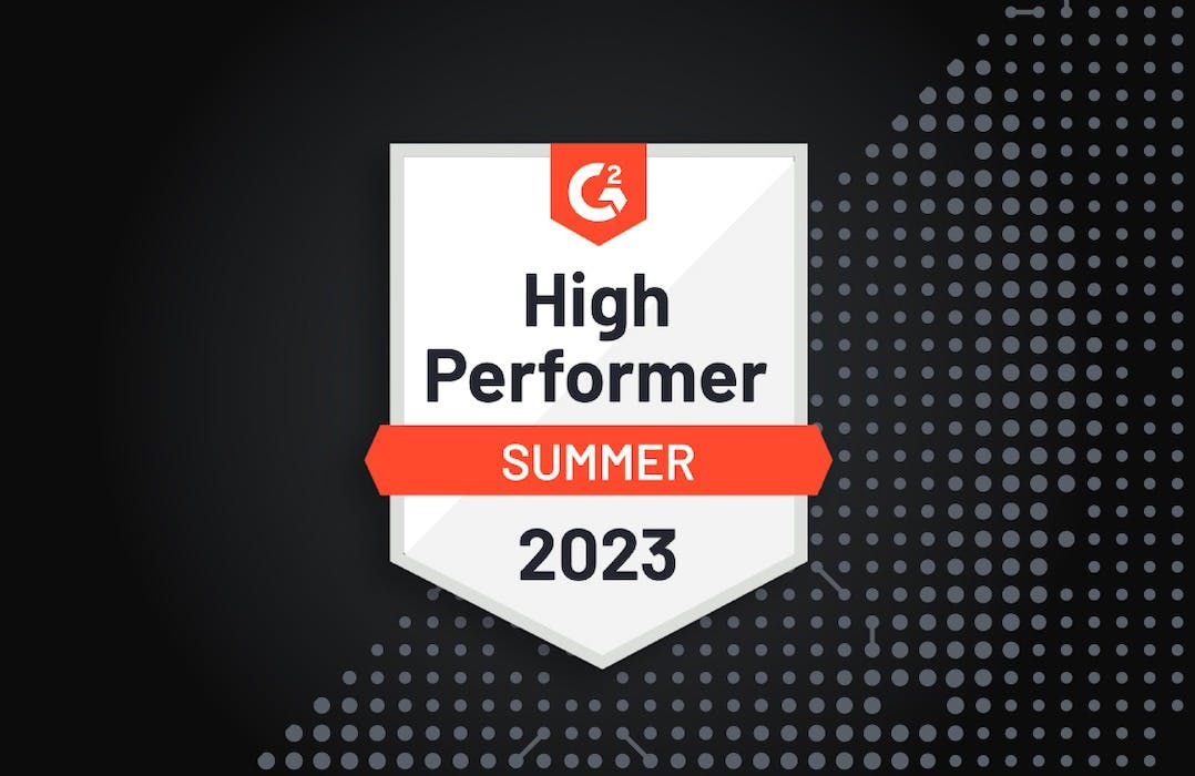 G2 Badge "High Performer Summer 2023"