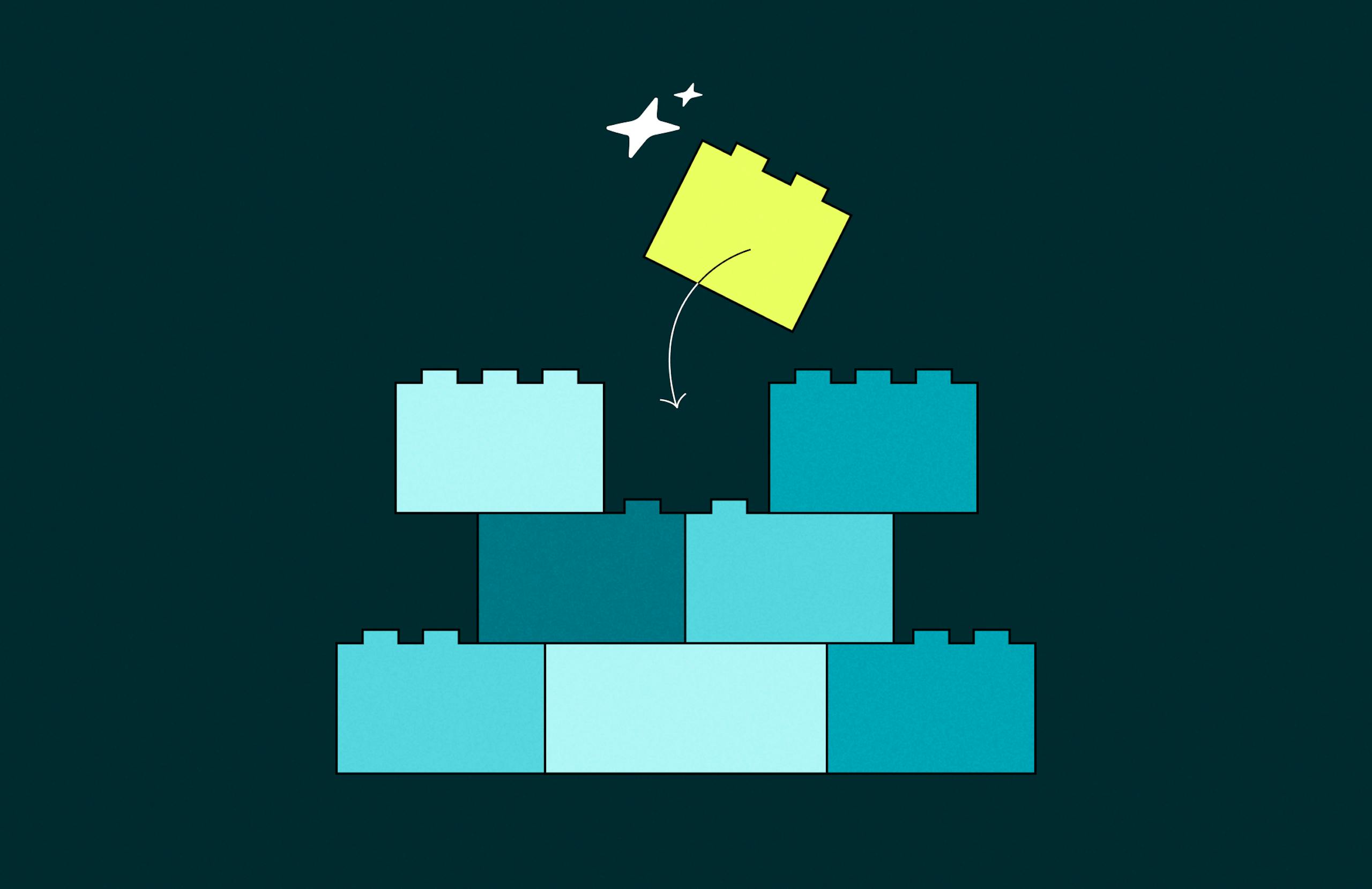 An illustration of blocks.