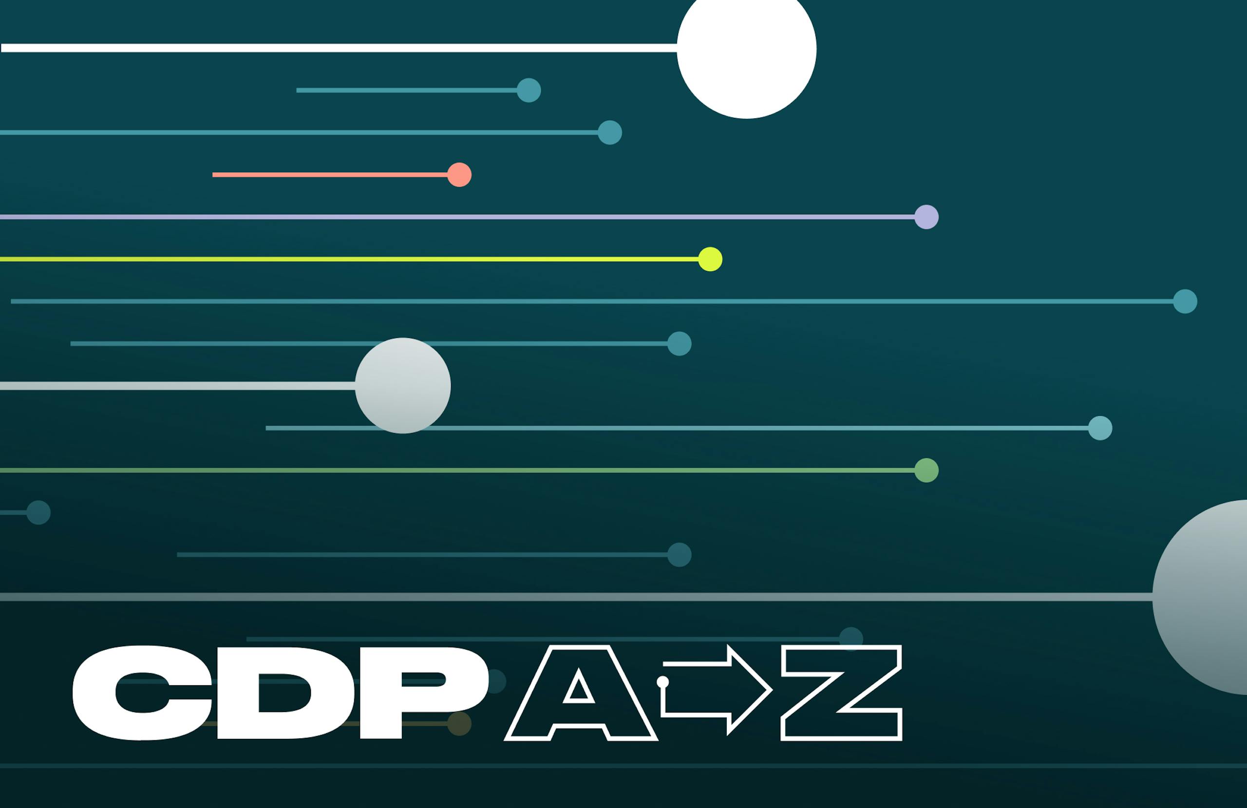 Illustration stating CDP A to Z