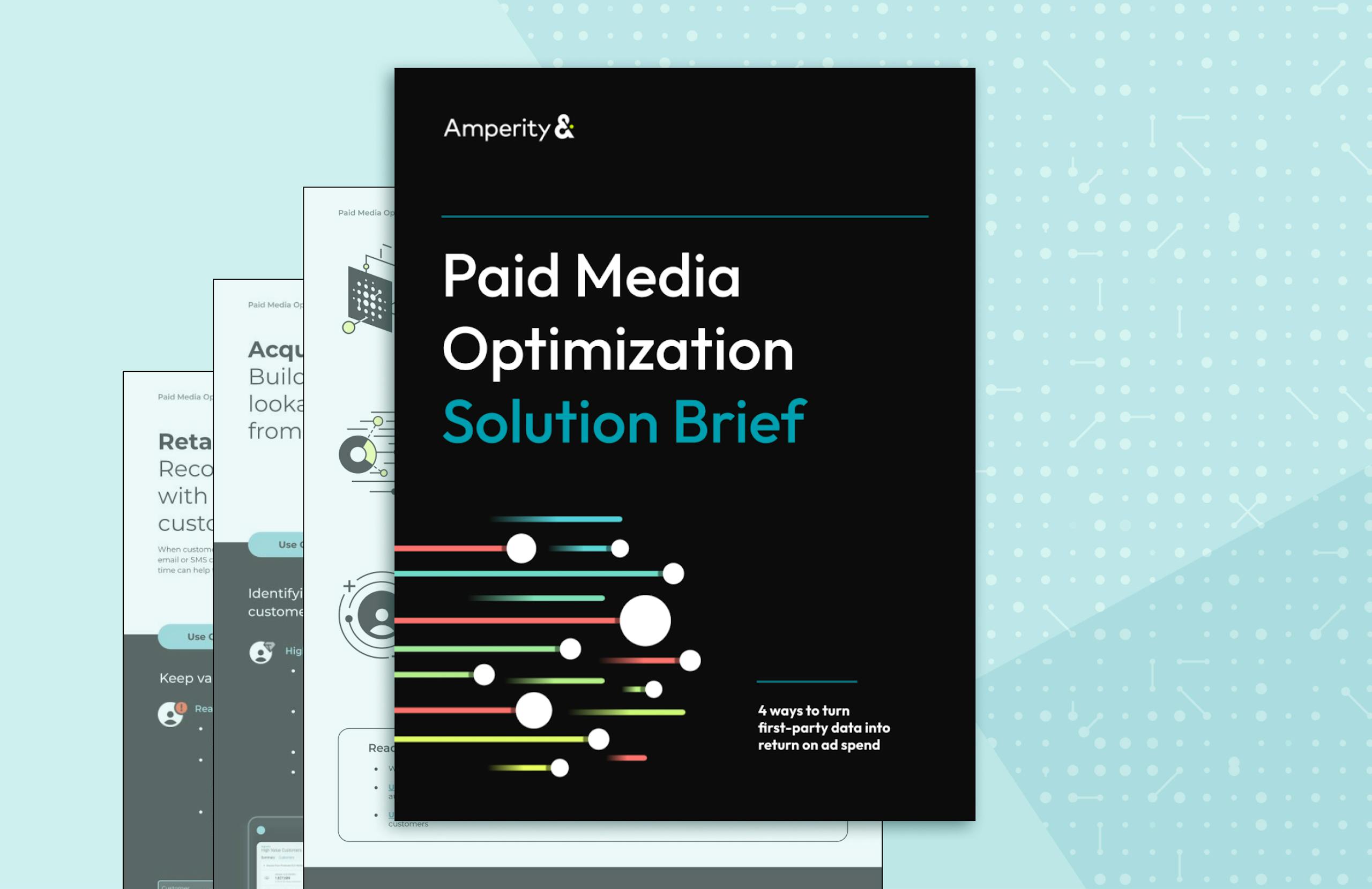 Preview of the front page of the Paid Media Optimization Solution Brief