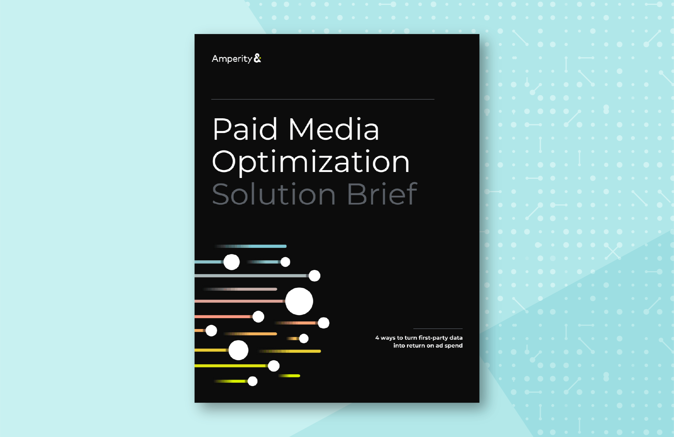 Preview of the front page of the Paid Media Optimization Solution Brief