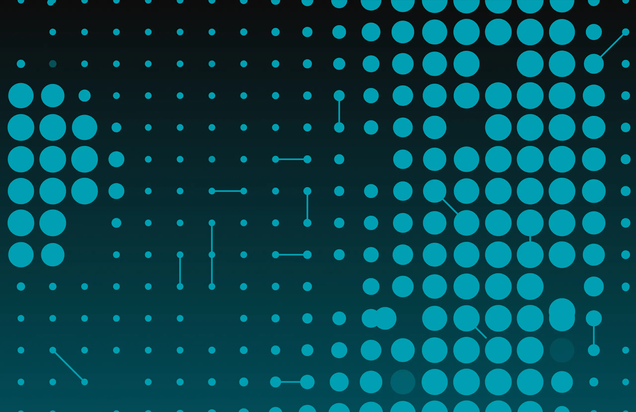 Image of Data Wave on dark teal background