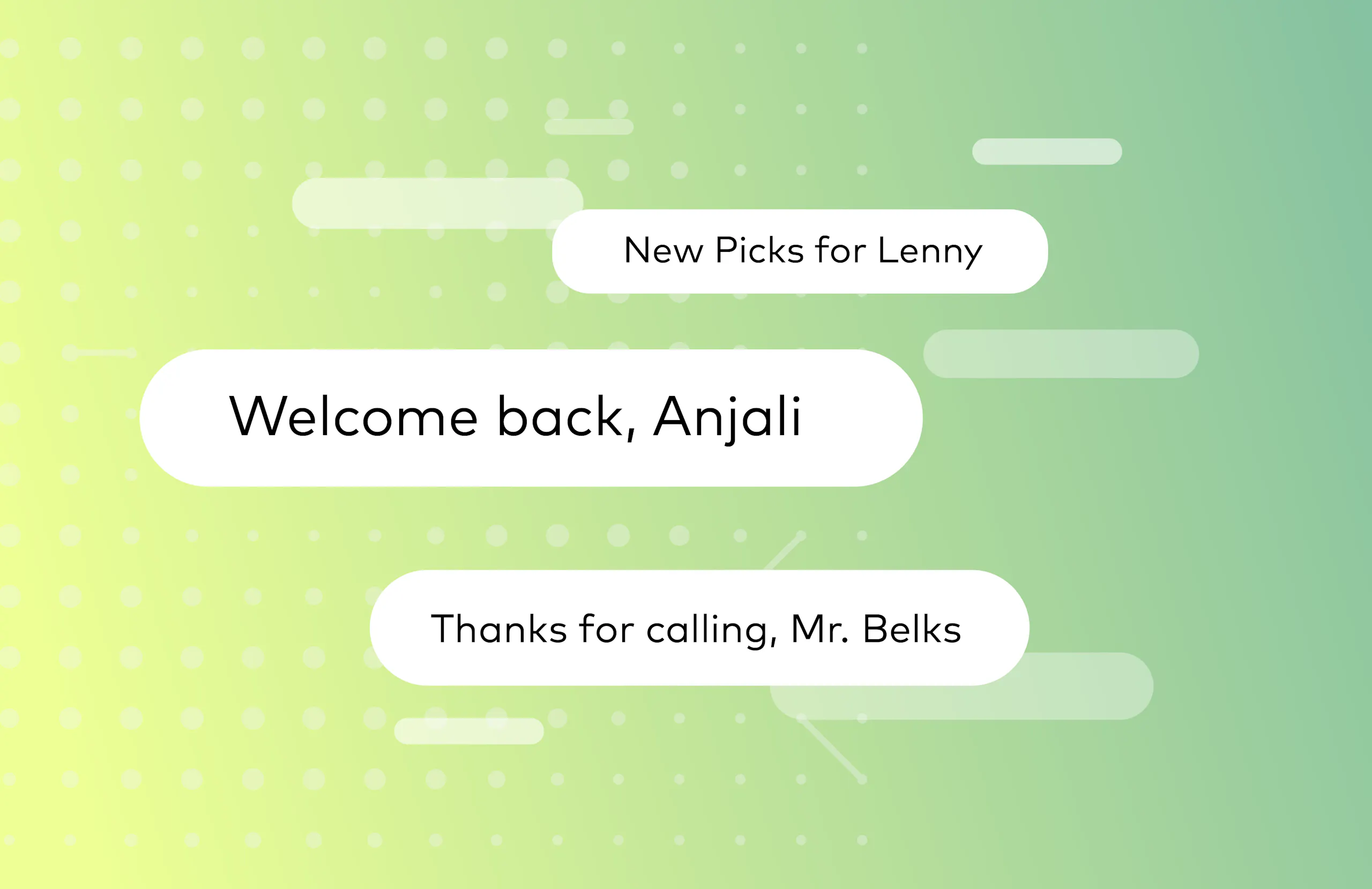 Image of digital conversation.