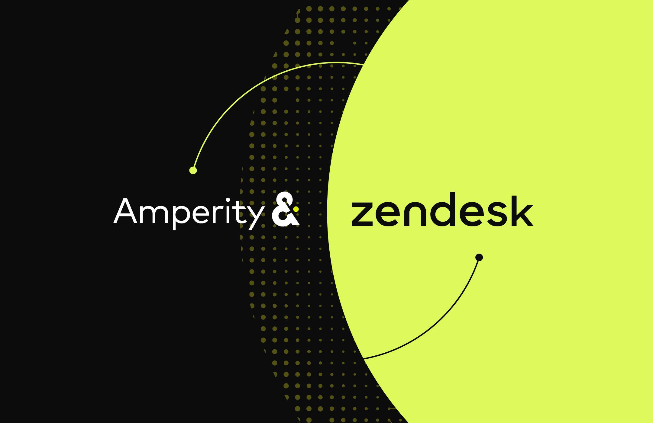 Image of Amperity & zendesk logos.