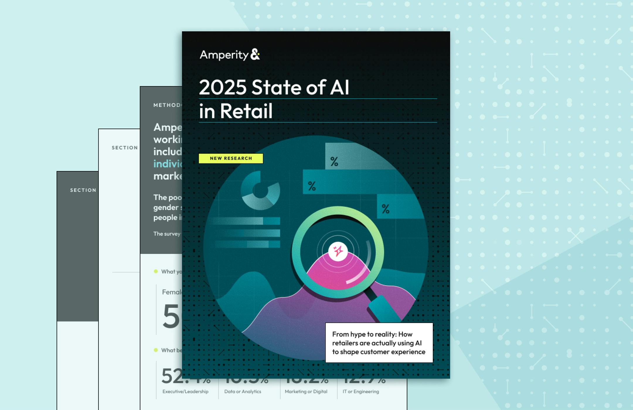 Cover titled "2025 State of AI in Retail"