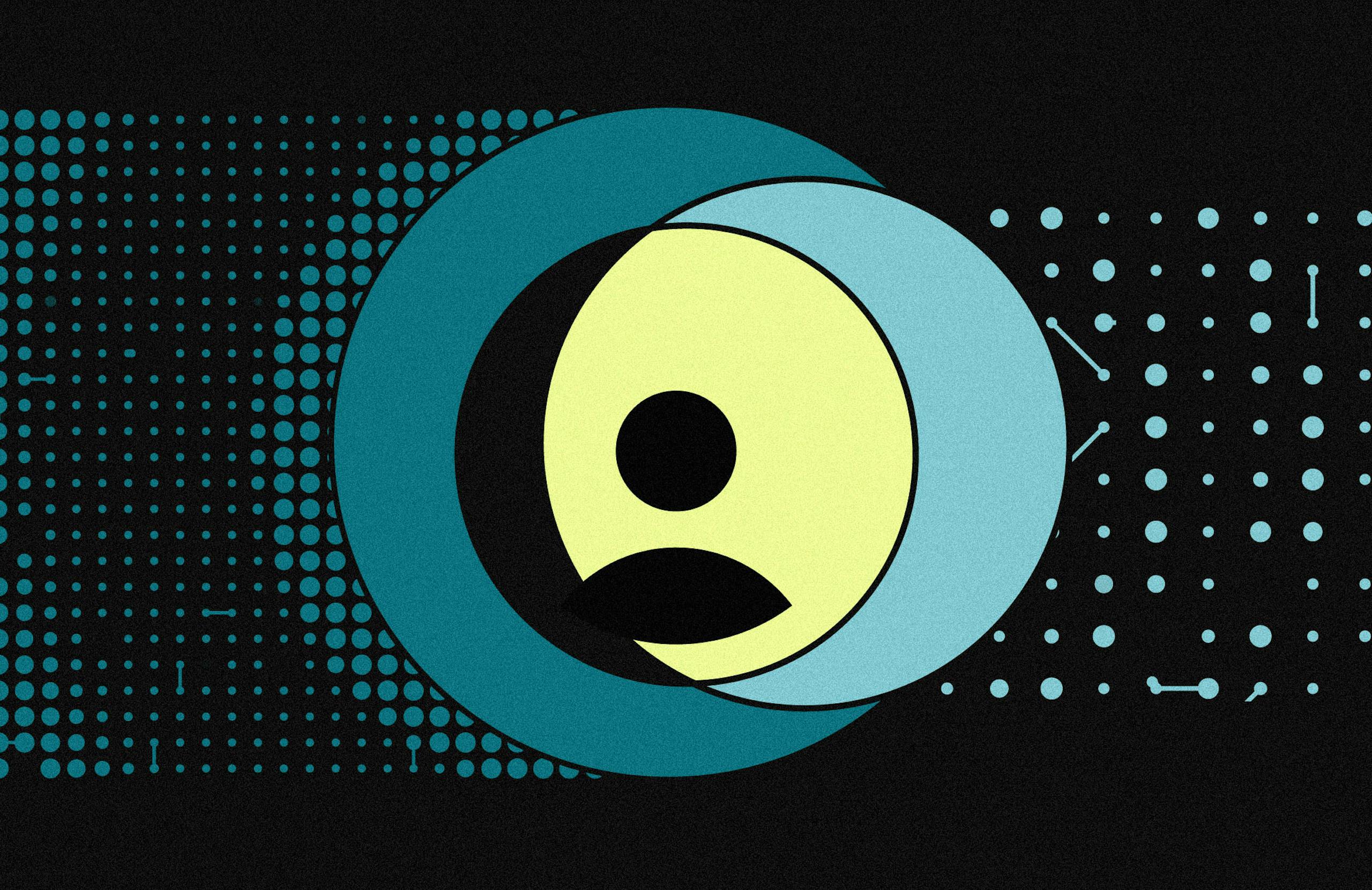 Image bringing person's identity into focus