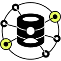 Centered profile overlaid a network of connected data