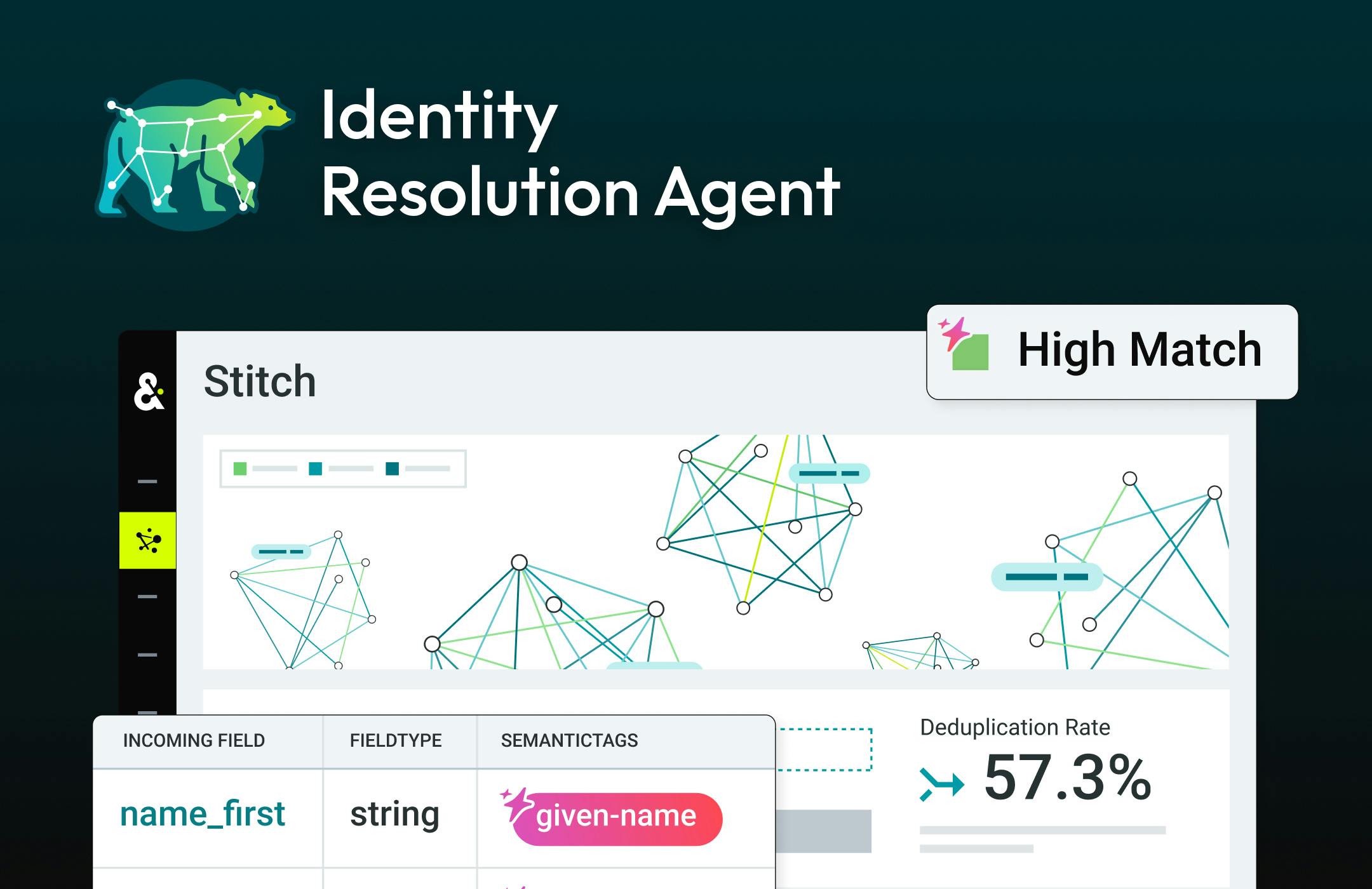 depiction of our identity resolution UI for the spring 2025 launch