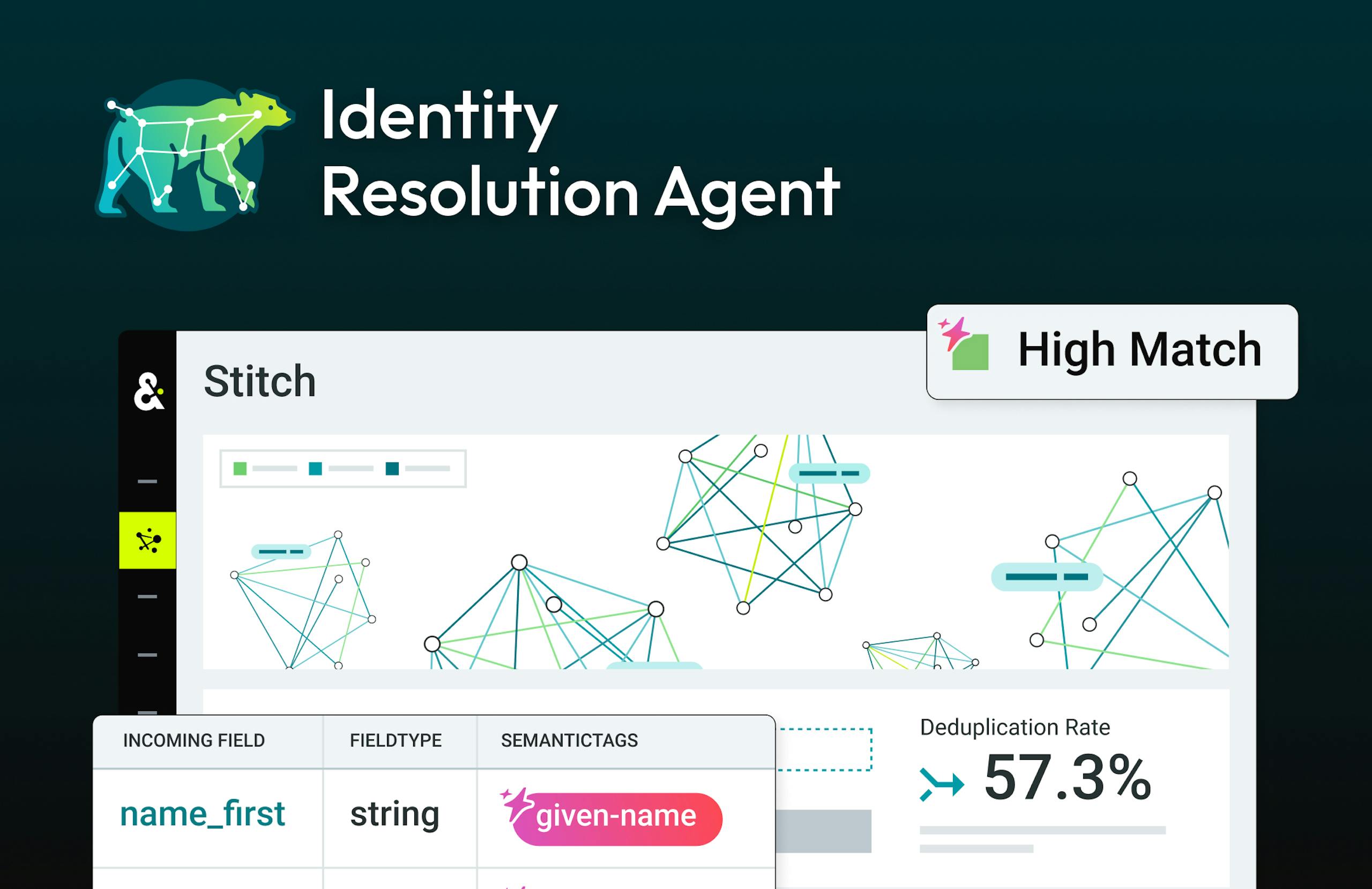 depiction of our identity resolution UI for the spring 2025 launch
