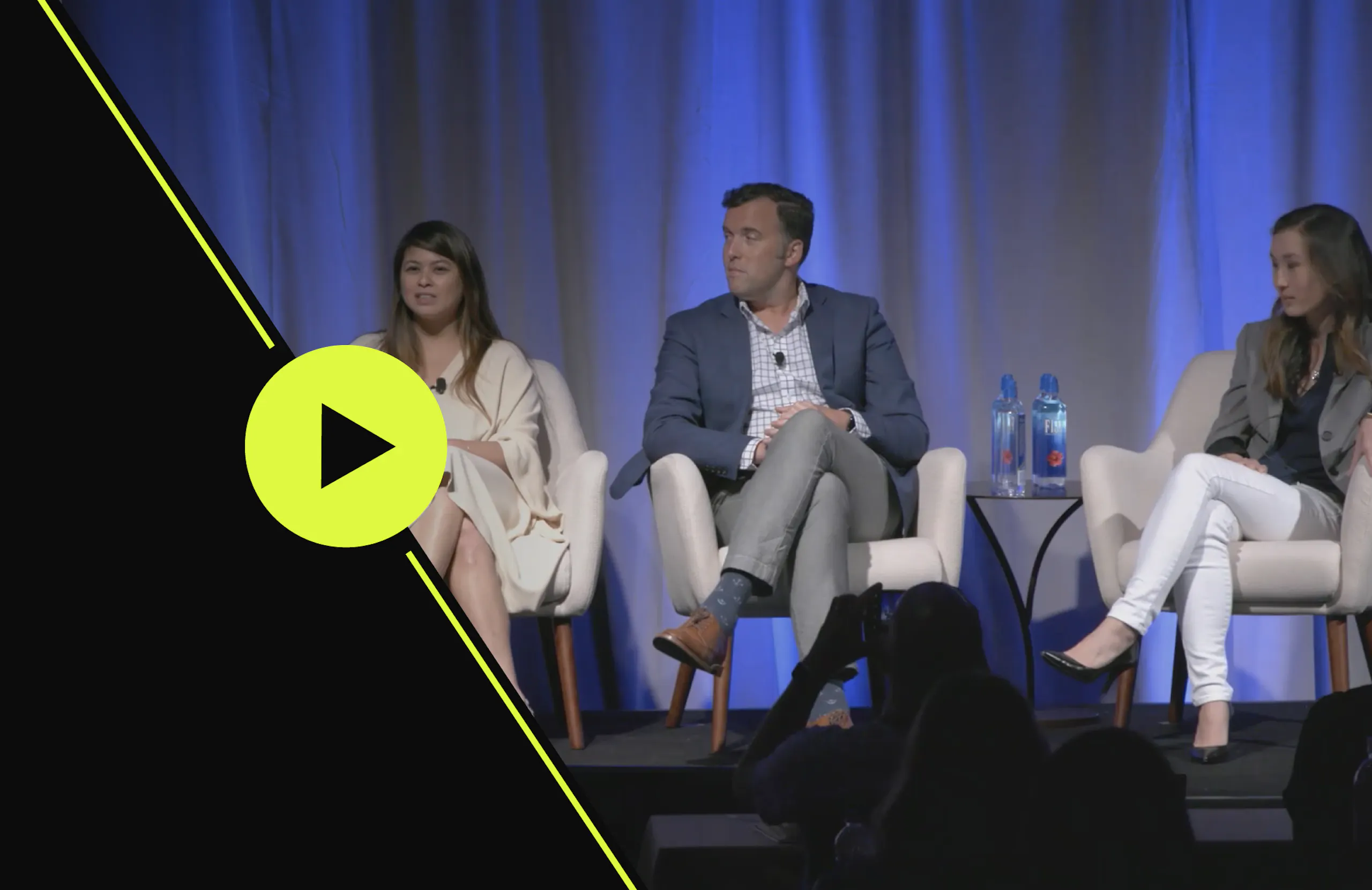 Photograph of panelists onstage