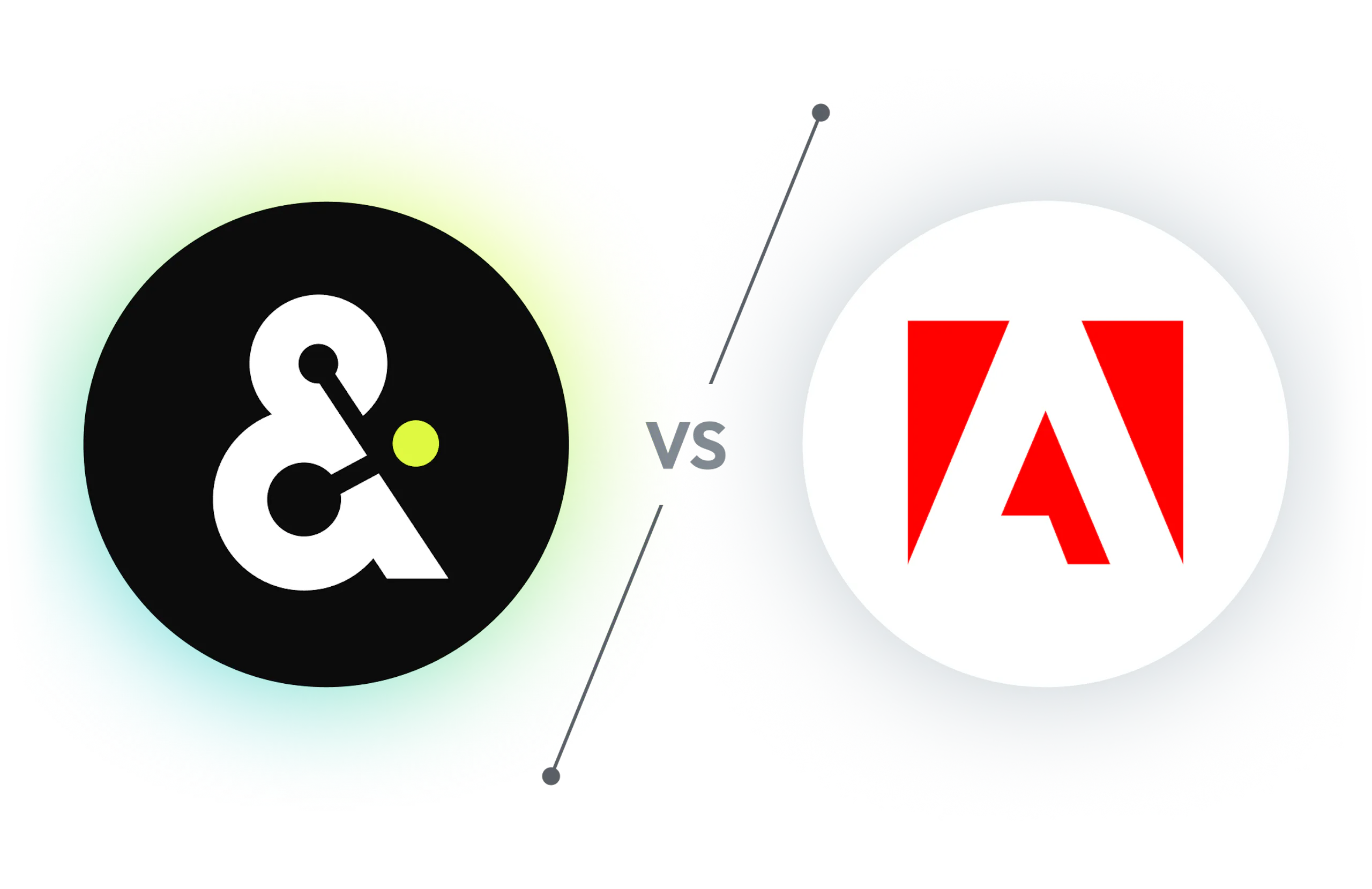 Amperity logo versus Adobe logo