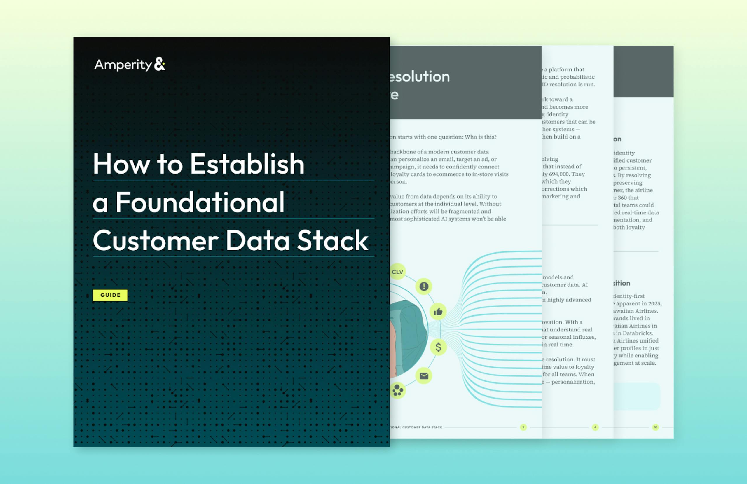 Cover image for the solution brief "How to establish a foundational Customer Data Stack"