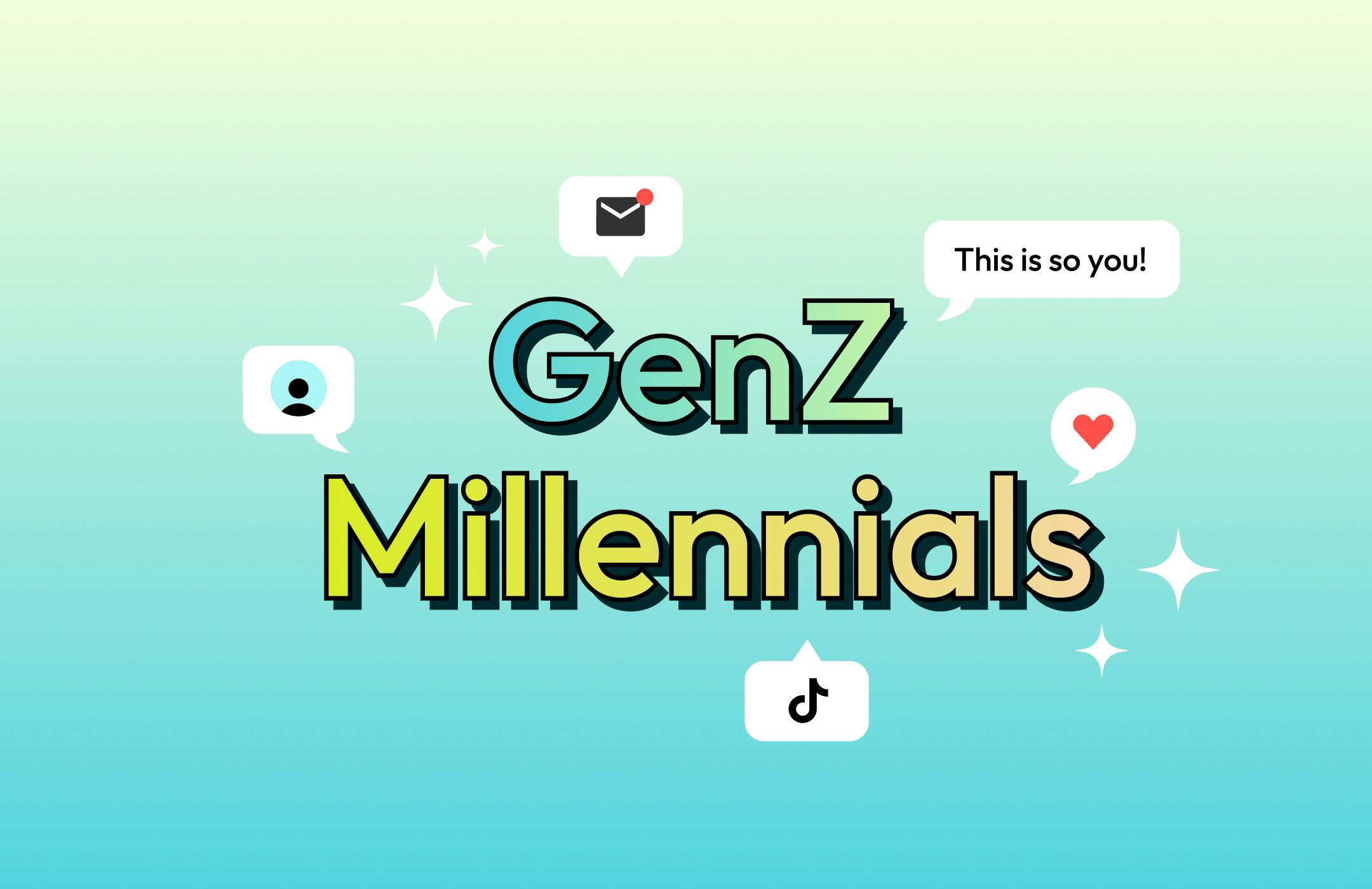 Image showing Gen Z and Millennials