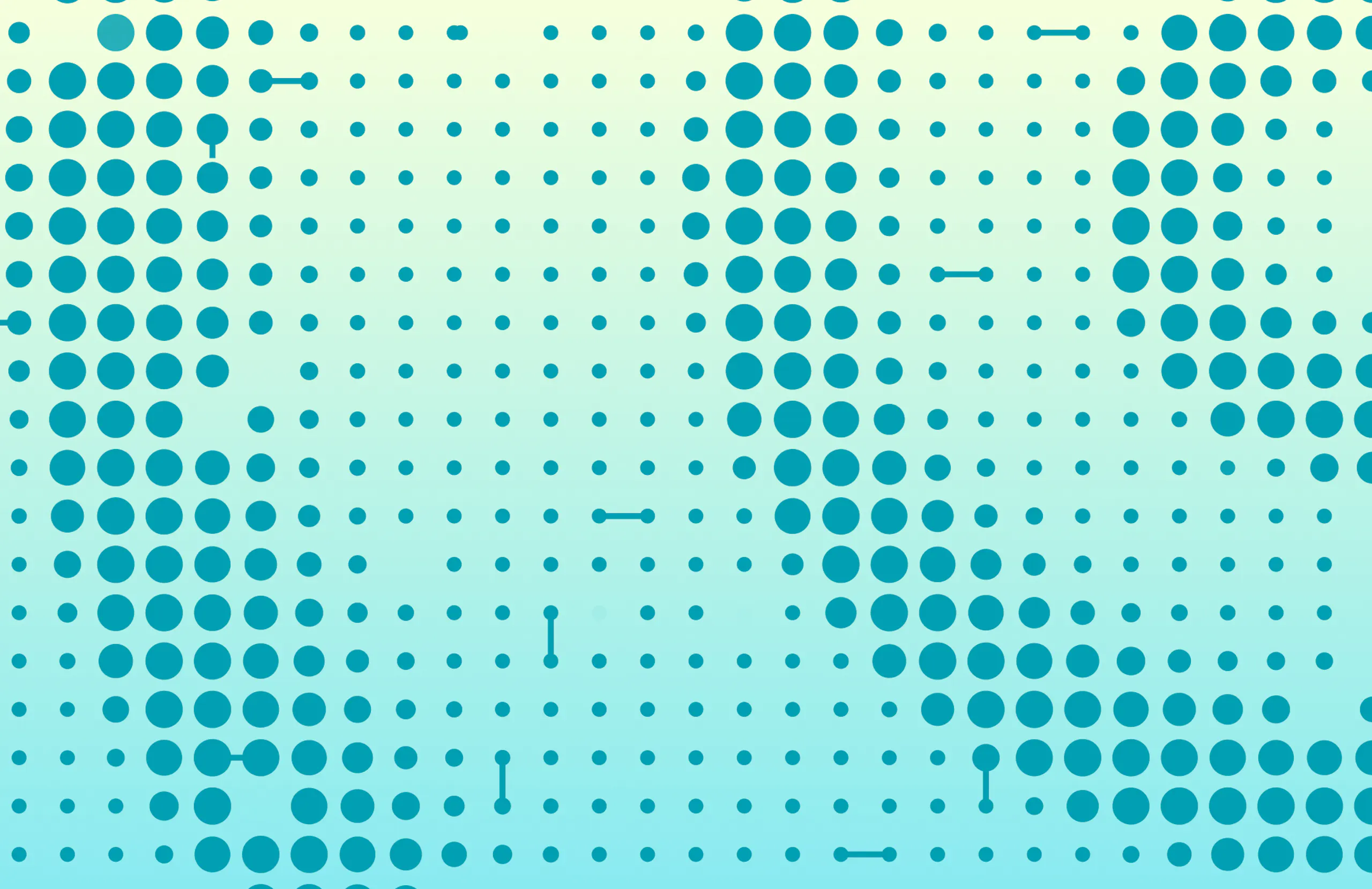 Teal datawave pattern