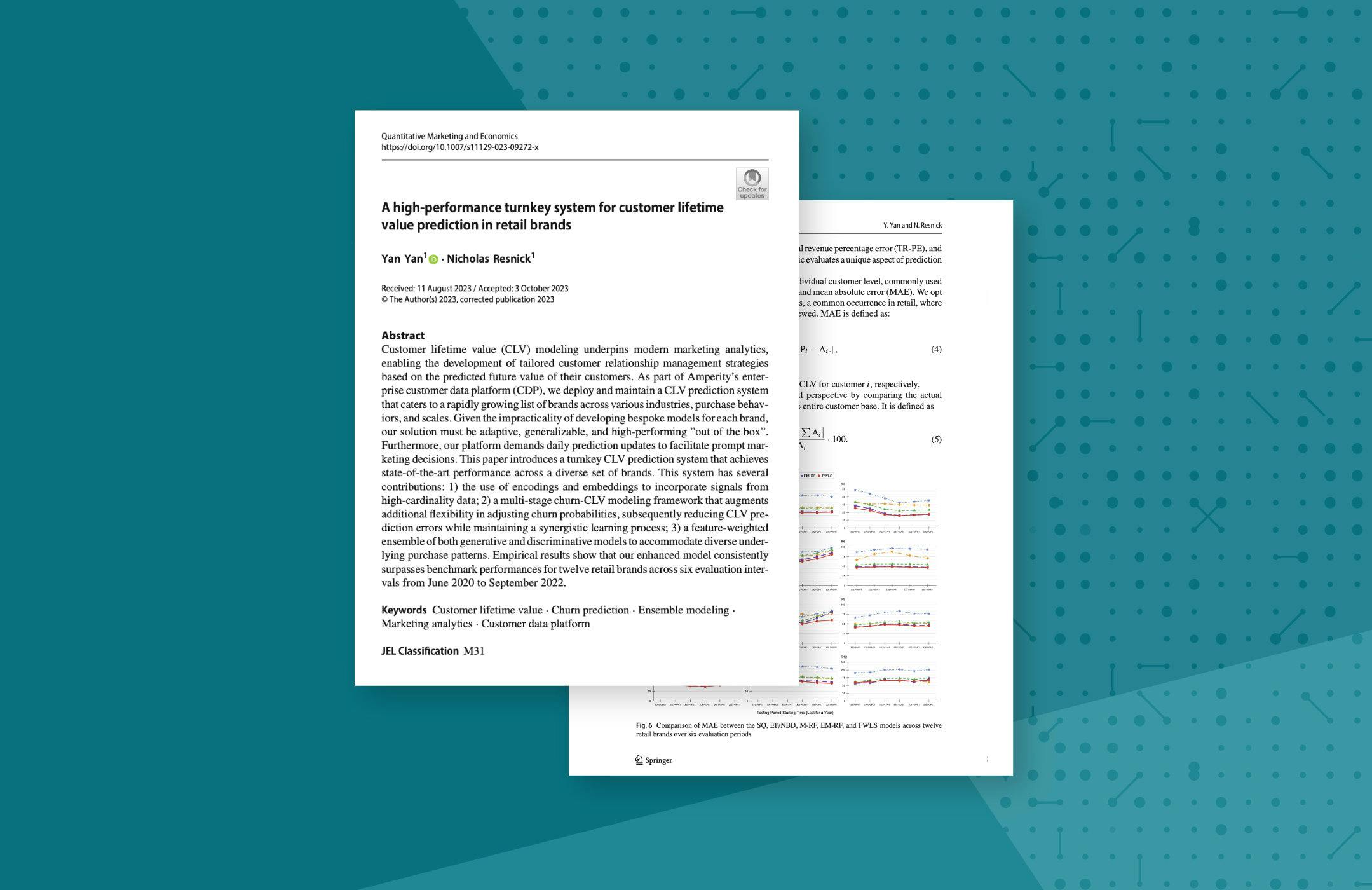 Hero image for the paper: A high-performance turnkey system for customer lifetime value prediction in retail brands