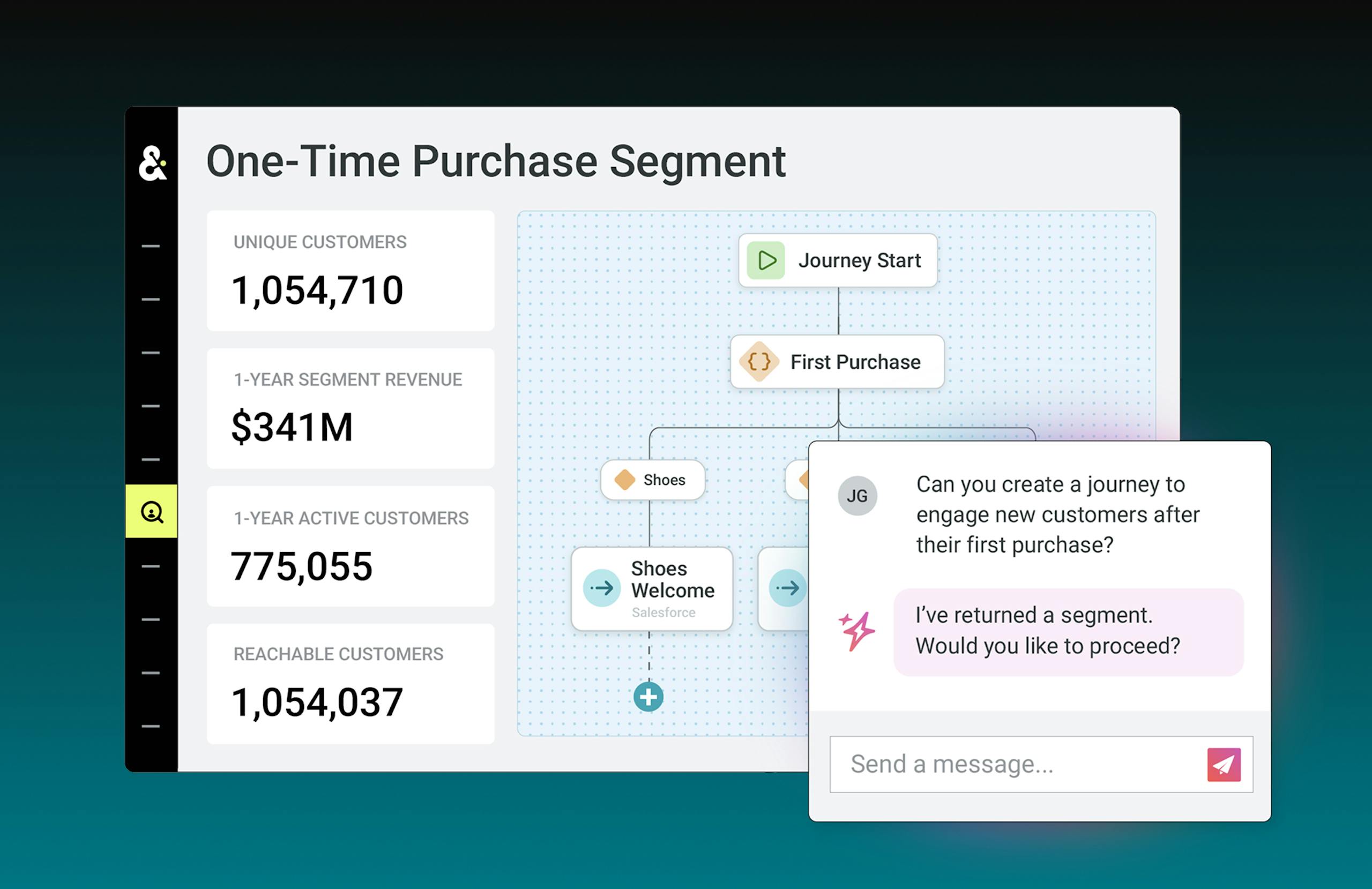 Product illustration of the Customer Data Agent