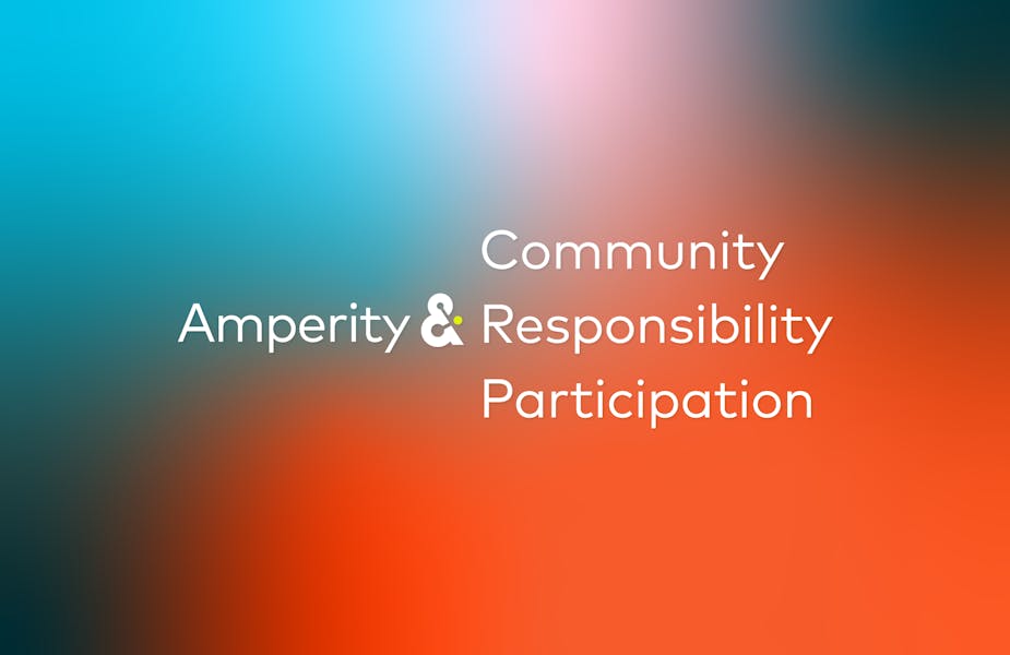 Image displaying: Community Amperity & Responsibility Participation. 